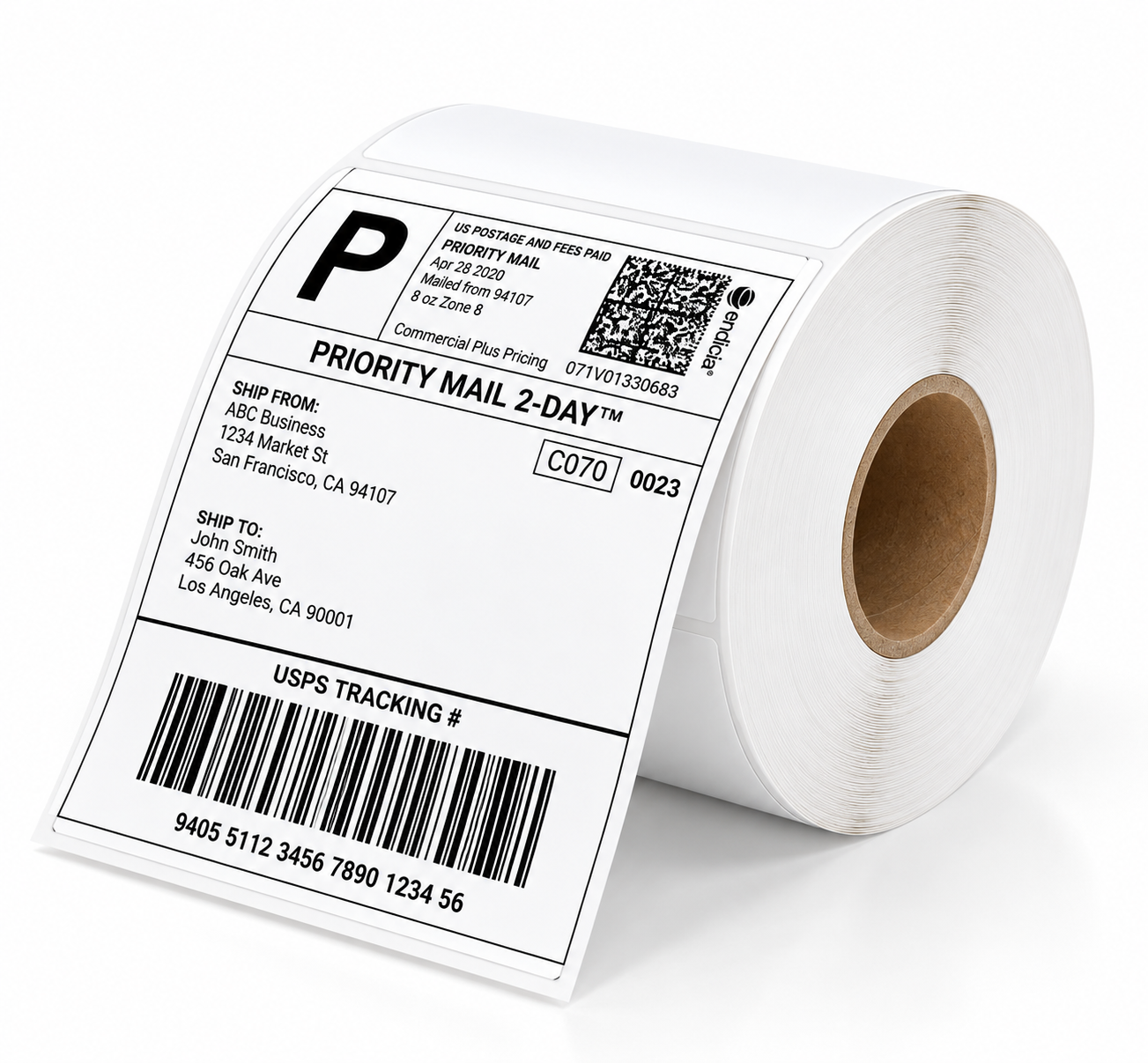 4" × 6" Roll Labels — 250 Labels / Roll
